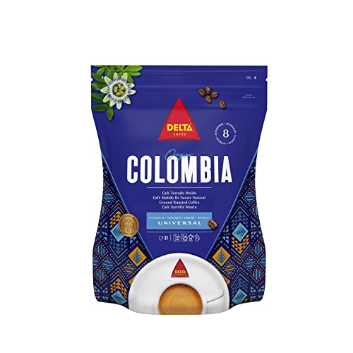 Origen Colombia - Café Molido Certificado - Notas Suaves y Aterciopeladas con Leves Matices Cítricos - Molido Natural- 220 g
