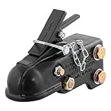 CURT 25328 Channel-Mount Adjustable Trailer Coupler Accepts 2-5/16-Inch Hitch Ball, 15,000 lbs