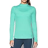 Under Armour Women's ColdGear Armour Mock, Crystal/Nova Teal, Medium