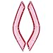 Shaboo Prints Red ABS Interior Door Handle Cover Trim Kits for 2011-2018 Jeep JK Wrangler 2-Door - 2PCS/Set