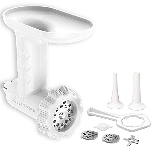 ANTREE Food Grinder Attachment for KitchenAid Stand Mixers Including Sausage Stuffer Accessories, 4 x 7 x 7 inches - Thumbnail 7