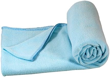 Mist Brand Microfiber Bath Towels – Fast Drying, Super Absorbent, Lightweight, Anti-Bacterial – Perfect for The Beach, Shower, Camping, Travel – Measures 140 By 70 centimeter (Aqua)
