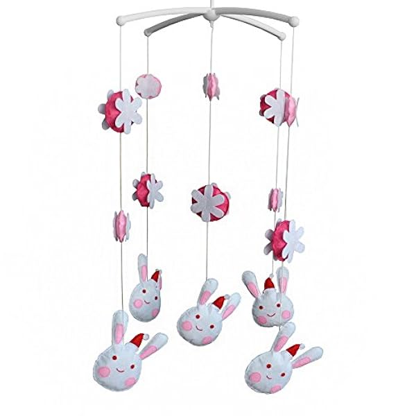 Cadeau Mignon De Lit De Bebe Mobile Fait Main Tot De Bebe De Musique De Bebe Mignon Lapin Cadeau Mignon De Lit De Bebe Mobile Fait Main Tot De Bebe De Musique De Bebe Mignon Lapin