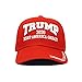 Bingoo Trump 2020 Keep America Great Embrodiery Hat Donald Trump Republican President Campaign USA Baseball Cap (Red)