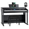 FunKey DP-2688A SM Digitalpiano Set – 88 anschlagsdynamische Tasten – Hammermechanik – 128-fach polyphon – 360 Sounds…