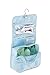 Travel Toiletry Bag, JJ POWER Portable Hanging Travel Kit Waterproof Cosmetic Bag Lightweight Toiletry Organizer (Sky Blue)