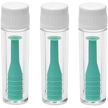 Timoo Hard Contact Lens Remover, 3 pcs RGP Remover/Inserter for Hard Lens, Cyan-Blue