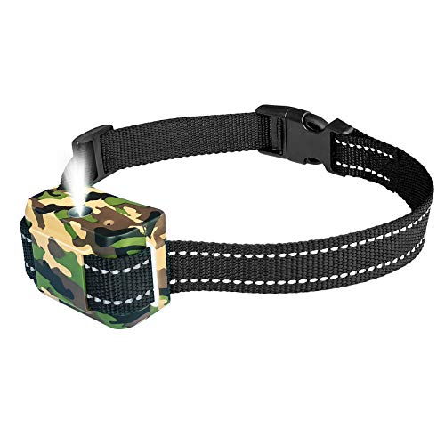 PAWONIT Rechargeable Spray Bark Stop Collar,Water-Resistant No Bark Spray Training Collar,Safe & Humane Citronella Anti Bark Device for Small Medium Large Dogs,No Shock Collar(Navy Spray Bark Collar)