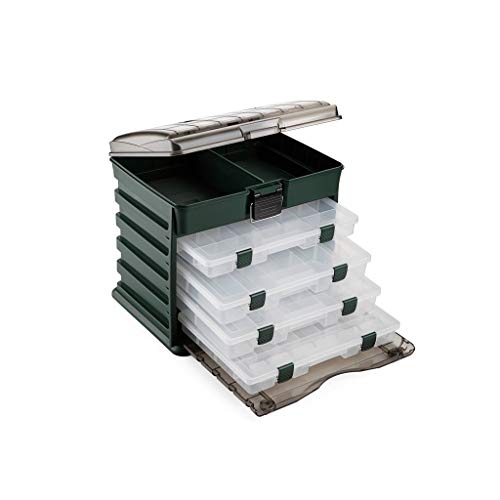 BYDBNR Angelkasten, Aufbewahrungsbox for Angelausrüstung Mehrschichtige Aufbewahrungsbox for Das Angeln Aufbewahrungsbox…