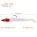 Goture Soft Fishing Lures jig Heads, Saltwater Freshwater Minnow Fishing Bait Big Tail with jig Head for Fishing Fresh, Soft Shrimp Lures Fishing Lures Saltwater Swim baits 5 Pack 15 Pack