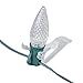 Novelty Lights 39032 All in One Christmas Light Clip, C7/C9 Base, Mini Lights, Shingle and Gutter Mount, 50 Pack primary
