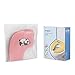 Folding type auxiliary toilet seat Child's portable toilet seat with carrying bag Travel Outside toilet training (Pink)
