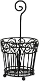 Spectrum Diversified Scroll Silverware Caddy, Black (Kitchen)
