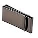 HONB Money Clip Wallet Credit Card Holder Slim Stainless Steel Aluminum Credit Card Wallet Cash Clip (Stainless Steel, Black Double sided)