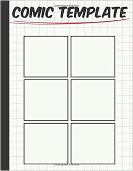 Amazon Com Comic Template Large Print 8 5 X11 Basic 6