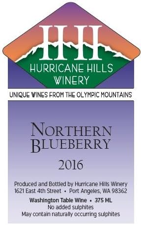 Hurricane Hills Winery Northern Blueberry Blueberry Wine 750 ml