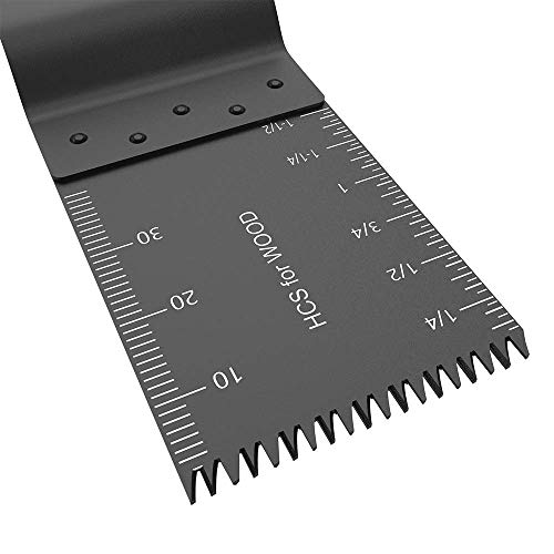 HOTBEST 10pcs Japan Tooth Universal Wood Oscillating Multi Tool Quick Release Saw Blades for Fein Multimaster, Dremel Multi-Max, Dewalt, Craftsman, Ridgid, Makita, Milwaukee, Rockwell, Ryobi