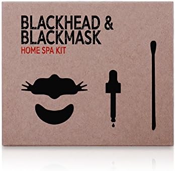 WISH FORMULA BLACKHEAD &amp; BLACKMASK HOME SPA KIT including Black Sheet, Pore Tightening Serum &amp; Black StickX10ea - Made in Korea (5 EA)