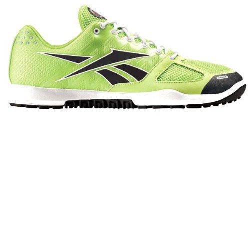 Reebok Men's Crossfit Nano 2.0 Training Shoe, Charged Green/Gravel/White, 7.5 M US