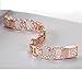 bayite Metal Bands Compatible with Fitbit Alta and Alta HR, Set with Rhinestone, Rose Gold