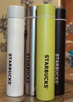Glorygifts Starbucks Stylish Sleek Cylinder Shape Stainless Steel Flask (300 ml) Best Return Gifts Online (Green)