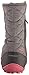 Columbia Girls' Youth Minx Slip Omni-Heat Waterproof Snow Boot, Quarry, Wild Salmon, 7 M US Big Kid