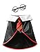 Impoosy Halloween Pet Dog Shirt Puppy Cat Wizard Costume Cute Clothes for Small to Large Dogs Cats Outfits with Glasses (Large)