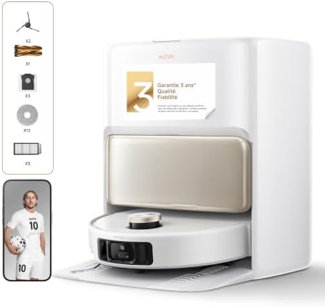 V50 Ultra Robot aspirateur, Blanc
