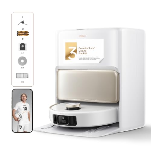 V50 Ultra Robot aspirateur, Blanc