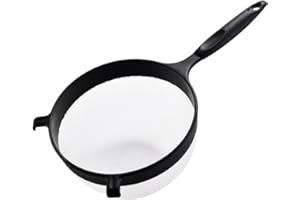 QUMIIRITY Flour Sifter with Handle Baking Sieve for Kitchen Multi-use Fine Mesh Powder Strainer Lightweight