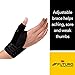 Futuro Deluxe Thumb Stabilizer, Moderate Stabilizing Support, Small/Medium, Black