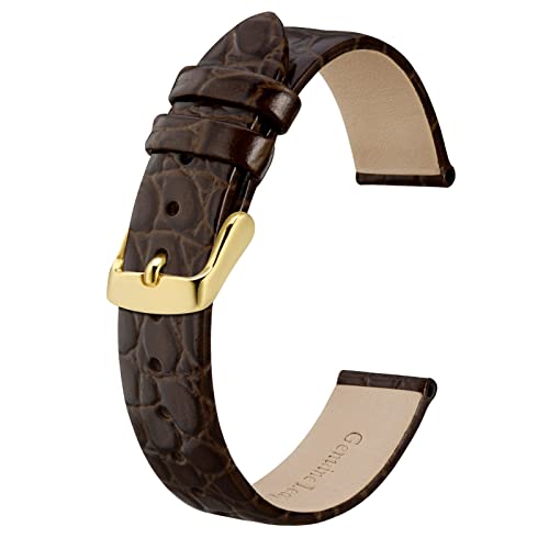 BISONSTRAP Leather Watch Straps, Soft Replacement