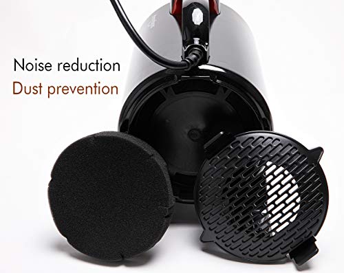 shernbao High Velocity Professional Dog Pet Grooming Hair Force Dryer Blower 5.0HP (Super Cyclone) (Black)