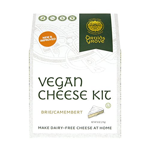 Druids Grove Vegan Brie Kit (Nondairy Cheese) ☮ Vegan ⊘ Non-GMO ❤ Gluten-Free ✡ OU Kosher Certified