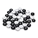 Black and White m&m 2 Pound Milk Chocolate in CandyOut Sealed Stand Up Bag