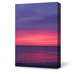 Canvas Wall Art for Living Room,Bedroom Home Artwork Paintings Coast and Horizon Ready to Hang - 12x18 inches