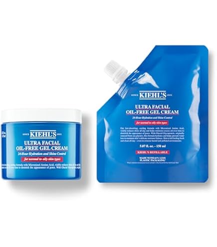 Amazon.com: Kiehl's Ultra Facial Cream Duo, with 4.5% Squalane to