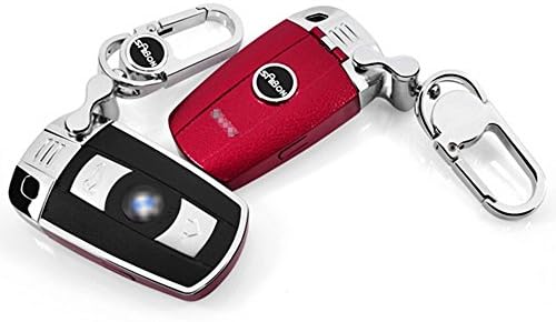 Red Protective Hard Shell 3 Button Key Fob Car Remote Entry Case Cover for BMW