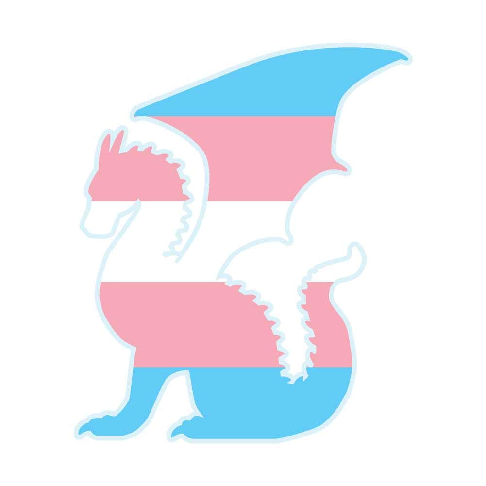 Dark Spark Decals LGBT Pride Transgender Flag