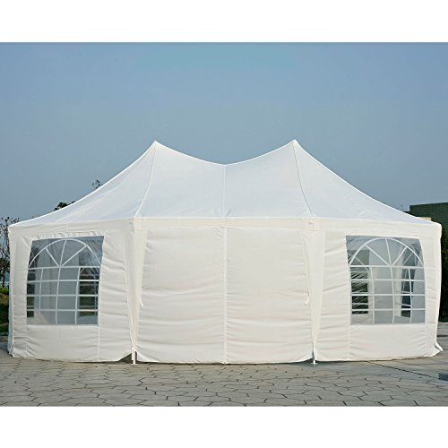 Outsunny 22' x 16' Large Octagon 8Wall Party Canopy Gazebo Tent