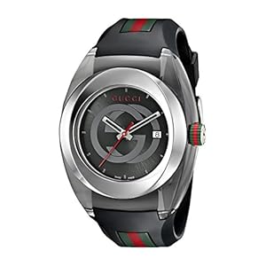 Gucci SYNC XXL Swiss Quartz Stainless Steel Watch with Rubber Band