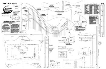 Regency Harp Blueprint