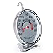 defull Large 3 inch Dial Oven Thermometer Clear Large Number Easy-to-Read Oven Thermometer with Hook and Panel Base Hang or Stand in Oven,Black