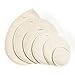 Soothingly Soft Organic Merino Wool Nursing Pads, Style Original, Size Medium - 7 in. Diameter