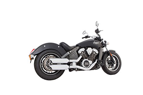 Indian Scout Chrome Shorty Tip Compatible Pipes (Chrome)