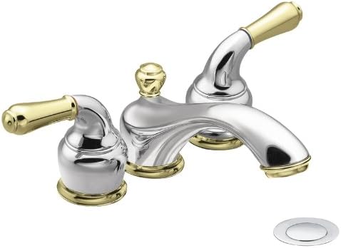 Moen T4560cp Monticello Chrome Polished Brass Two Handle Low Arc