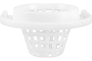 HEALEEP Plastic Mop Bucket Basket Replacement with Ergonomic Wringer Strainer for Efficient Mop Moisture