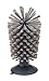 Joseph Joseph Bristle Scrub Kitchen Bottle Cleaning Washing Brush-Up Glass Brush with Suction Cup, Gray