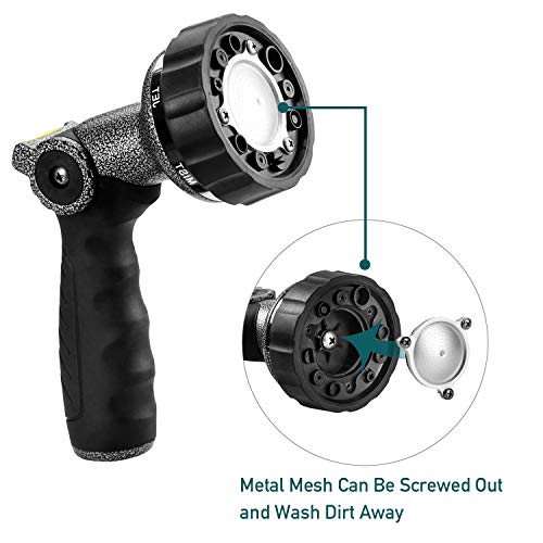 GREEN MOUNT Garden Hose Nozzle, Water Hose Spray Nozzle with Thumb