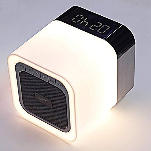Berry Collecation HiFi Speaker DY28 with Clock Touch Sensor LED Table Lamp Loudspeaker Alarm Clock TF Card AUX-in handfree Mic Subwoofer with Pen Drive Combo